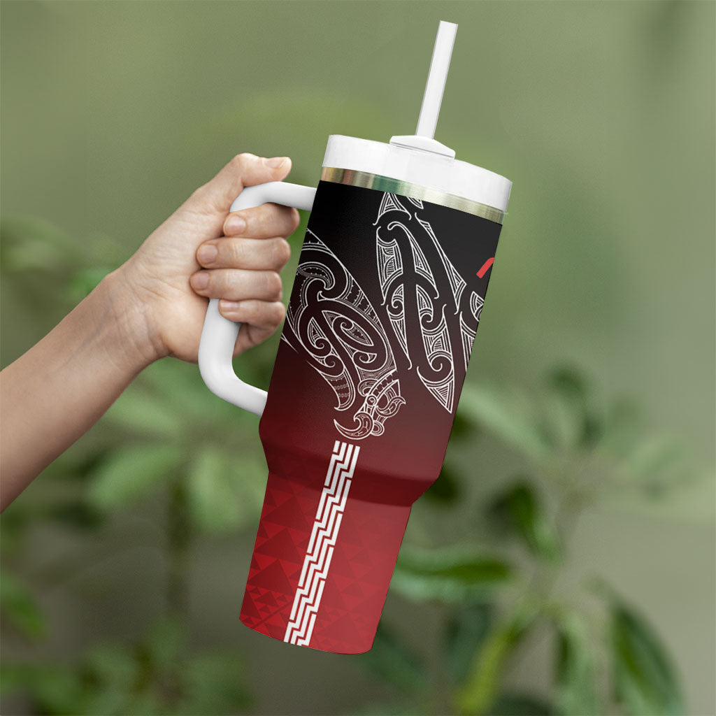Aotearoa Maori Iwi Heritage Tumbler With Handle Ngapuhi Kokowai