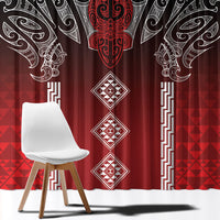 Aotearoa Maori Iwi Heritage Window Curtain Ngapuhi Kokowai