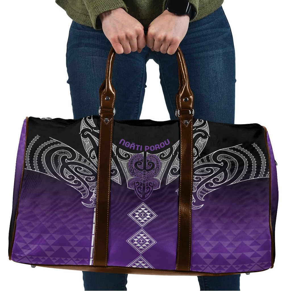 Aotearoa Maori Iwi Heritage Travel Bag Ngati Porou Waiporoporo