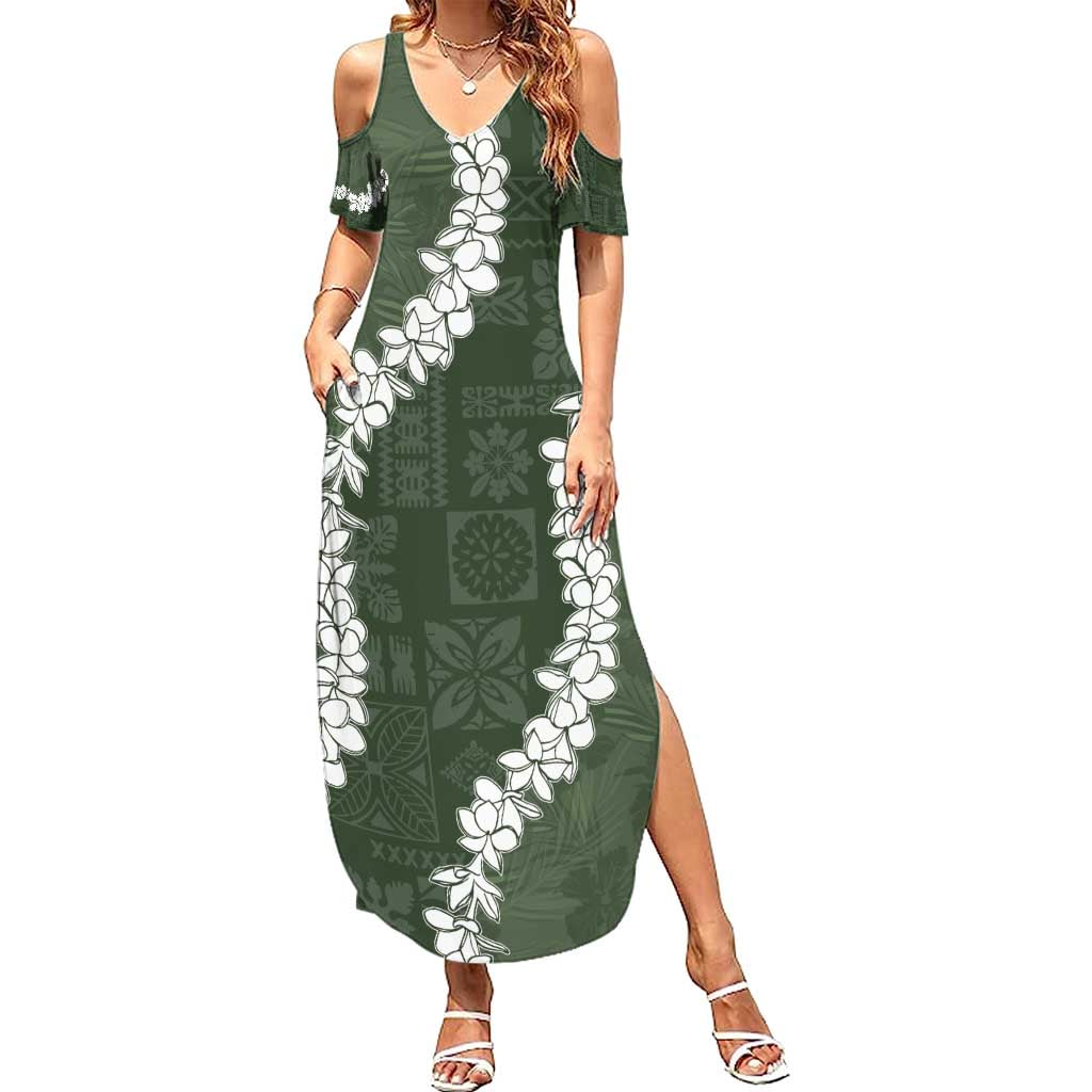 summer work maxi dresses Hawaii Aloha Summer Maxi Dress Sage Quilt Patch Work Mix Plumeria Lei