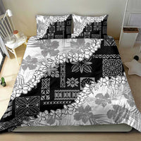 Hawaii Aloha Bedding Set White Quilt Patch Work Mix Plumeria Lei