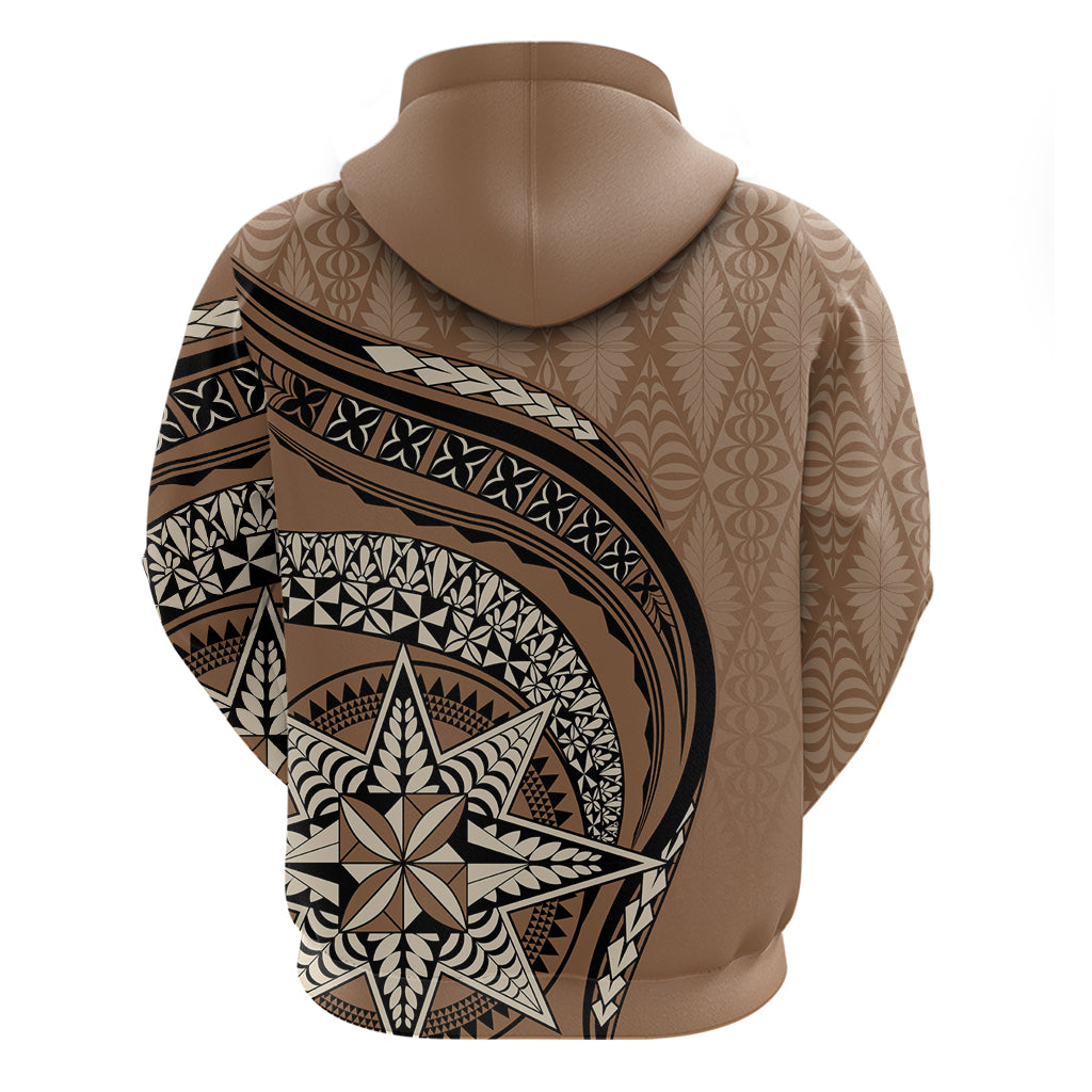 Tonga Ngatu Hoodie Tokelau Classic Motifs LT7 - Polynesian Pride