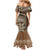 Tonga Ngatu Mermaid Dress Tokelau Classic Motifs LT7 - Polynesian Pride