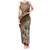 Tonga Ngatu Tank Maxi Dress Tokelau Classic Motifs LT7 Women Brown - Polynesian Pride