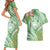 Aloha Molokai Island Couples Matching Short Sleeve Bodycon Dress and Hawaiian Shirt Hawaii Pua Kukui