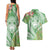 Aloha Molokai Island Couples Matching Tank Maxi Dress and Hawaiian Shirt Hawaii Pua Kukui