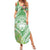 Aloha Molokai Island Family Matching Summer Maxi Dress and Hawaiian Shirt Hawaii Pua Kukui