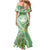 Aloha Molokai Island Mermaid Dress Hawaii Pua Kukui