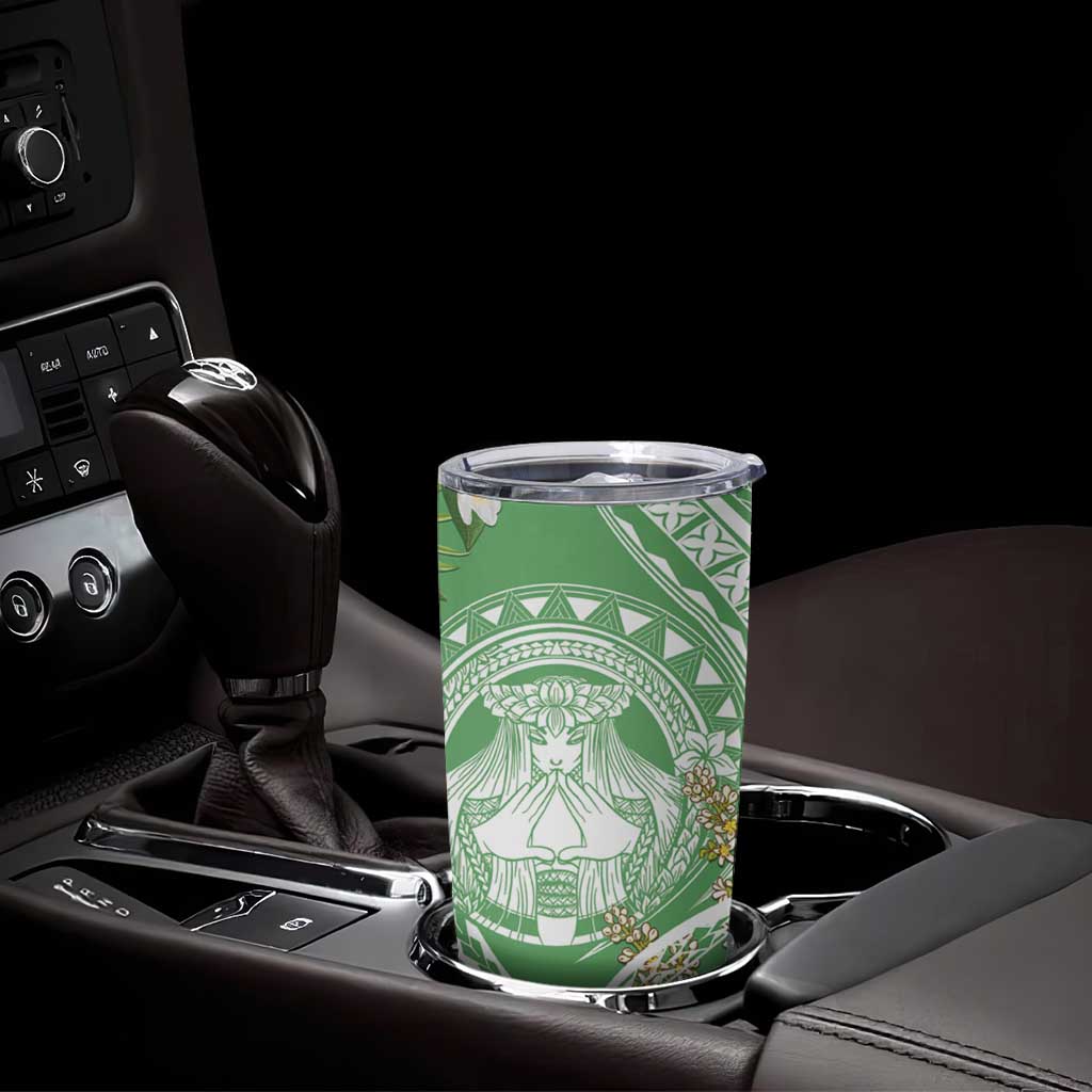 Aloha Molokai Island Tumbler Cup Hawaii Pua Kukui