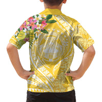 Aloha Hawaii Oahu Family Matching Puletasi and Hawaiian Shirt Wahine with Ilima Lei LT7 - Polynesian Pride