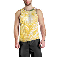 Aloha Hawaii Oahu Men Tank Top Wahine with Ilima Lei LT7 - Polynesian Pride