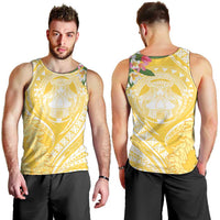 Aloha Hawaii Oahu Men Tank Top Wahine with Ilima Lei LT7 - Polynesian Pride