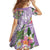 Aloha Hawaii Kauai Family Matching Tank Maxi Dress and Hawaiian Shirt Frangipani Mix Mokihana Lei