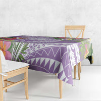 Aloha Hawaii Kauai Tablecloth Frangipani Mix Mokihana Lei