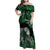 New Zealand Aroha Koe Mama Family Matching Off Shoulder Maxi Dress and Hawaiian Shirt Maori Hongi - Pounamu