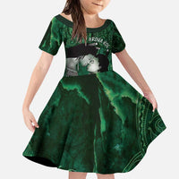 New Zealand Aroha Koe Mama Family Matching Puletasi and Hawaiian Shirt Maori Hongi - Pounamu