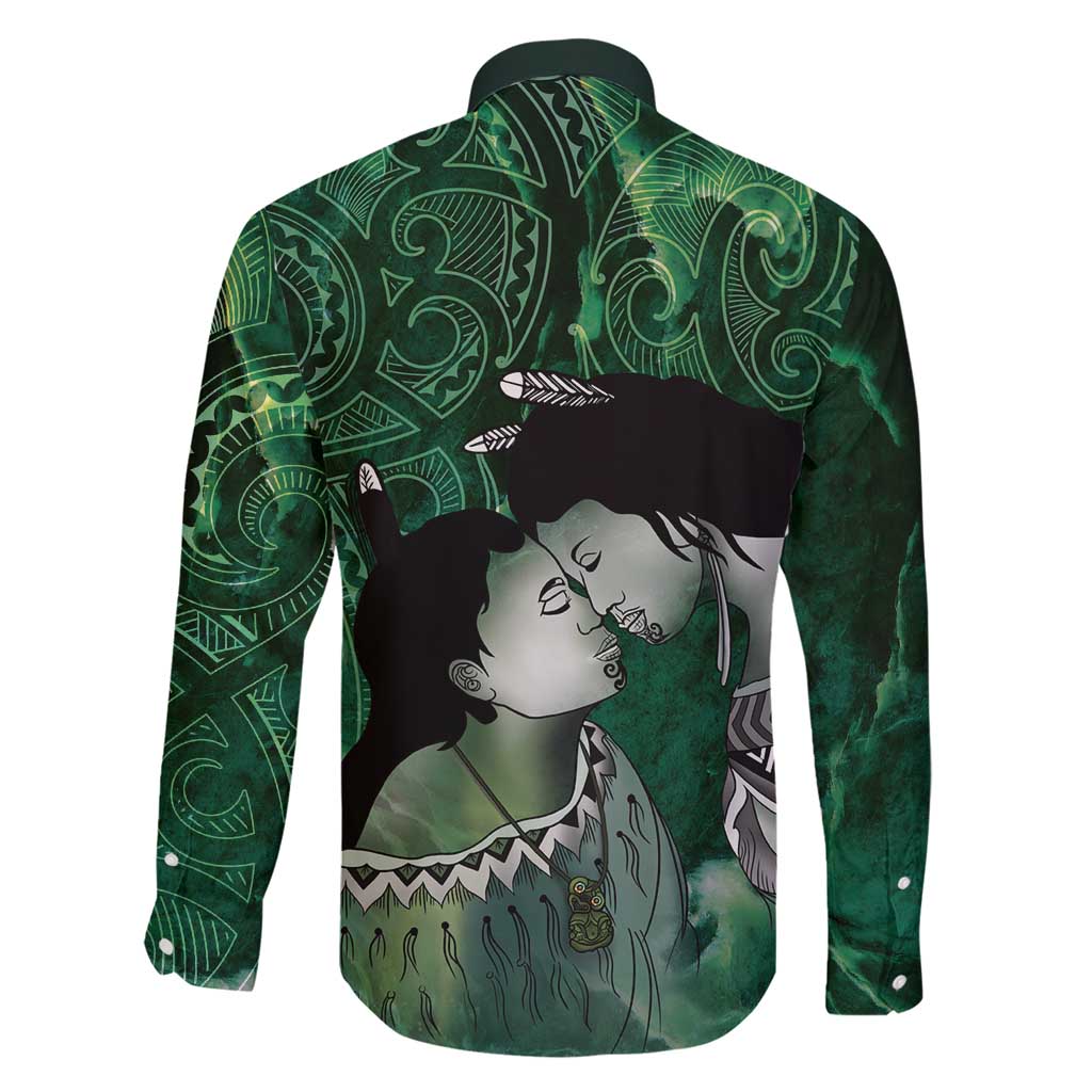 New Zealand Aroha Koe Mama Family Matching Short Sleeve Bodycon Dress and Hawaiian Shirt Maori Hongi - Pounamu