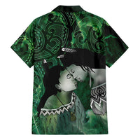 New Zealand Aroha Koe Mama Family Matching Tank Maxi Dress and Hawaiian Shirt Maori Hongi - Pounamu