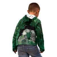 New Zealand Aroha Koe Mama Kid Hoodie Maori Hongi - Pounamu