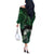 New Zealand Aroha Koe Mama Off The Shoulder Long Sleeve Dress Maori Hongi - Pounamu