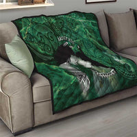 New Zealand Aroha Koe Mama Quilt Maori Hongi - Pounamu