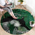 New Zealand Aroha Koe Mama Round Carpet Maori Hongi - Pounamu