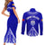 Personalised Tupou College Toloa Couples Matching Short Sleeve Bodycon Dress and Long Sleeve Button Shirts Tongan Kupesi - Special LT7 - Polynesian Pride