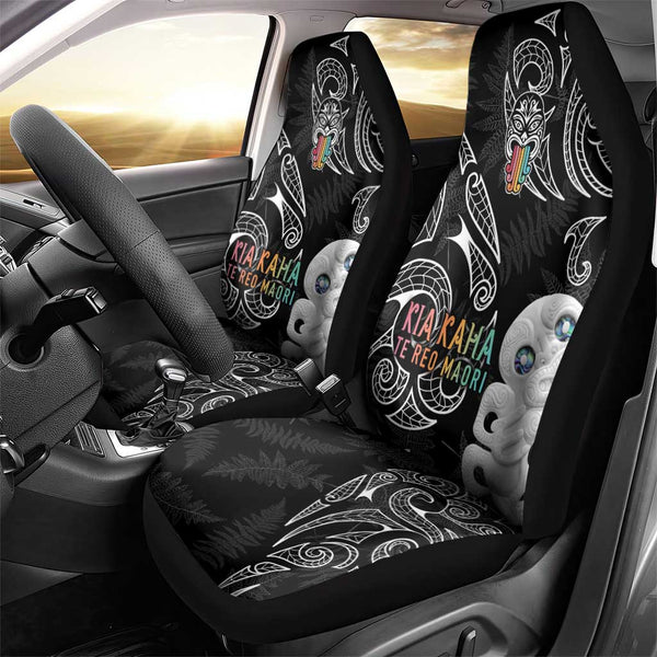 MAORI KOWHAIWHAI MIX CAR SEAT COVER UNIVERSAL FIT main image 0