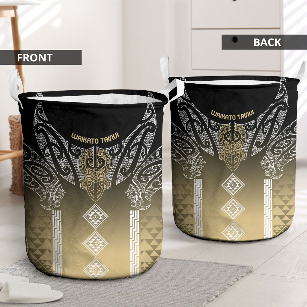Aotearoa Maori Iwi Heritage Laundry Basket Waikato Tainui Parauri