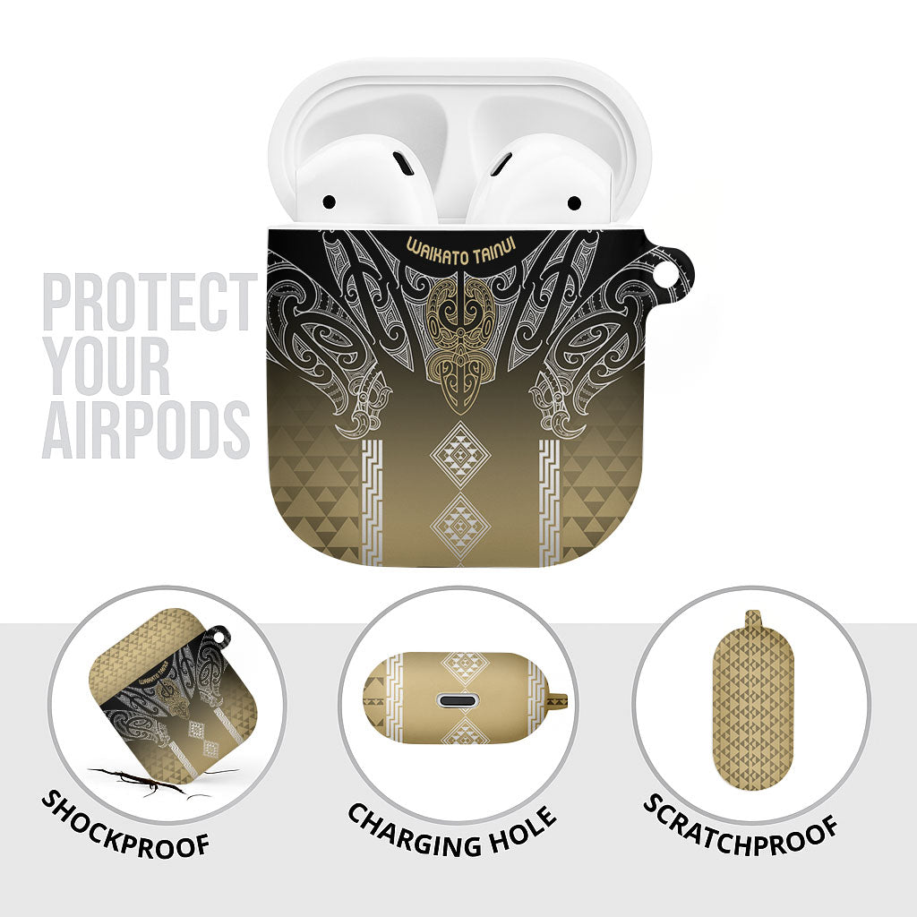 Aotearoa Maori Iwi Heritage AirPods Case Waikato Tainui Parauri