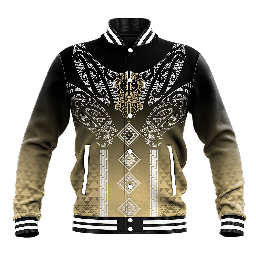 Aotearoa Maori Iwi Heritage Baseball Jacket Waikato Tainui Parauri