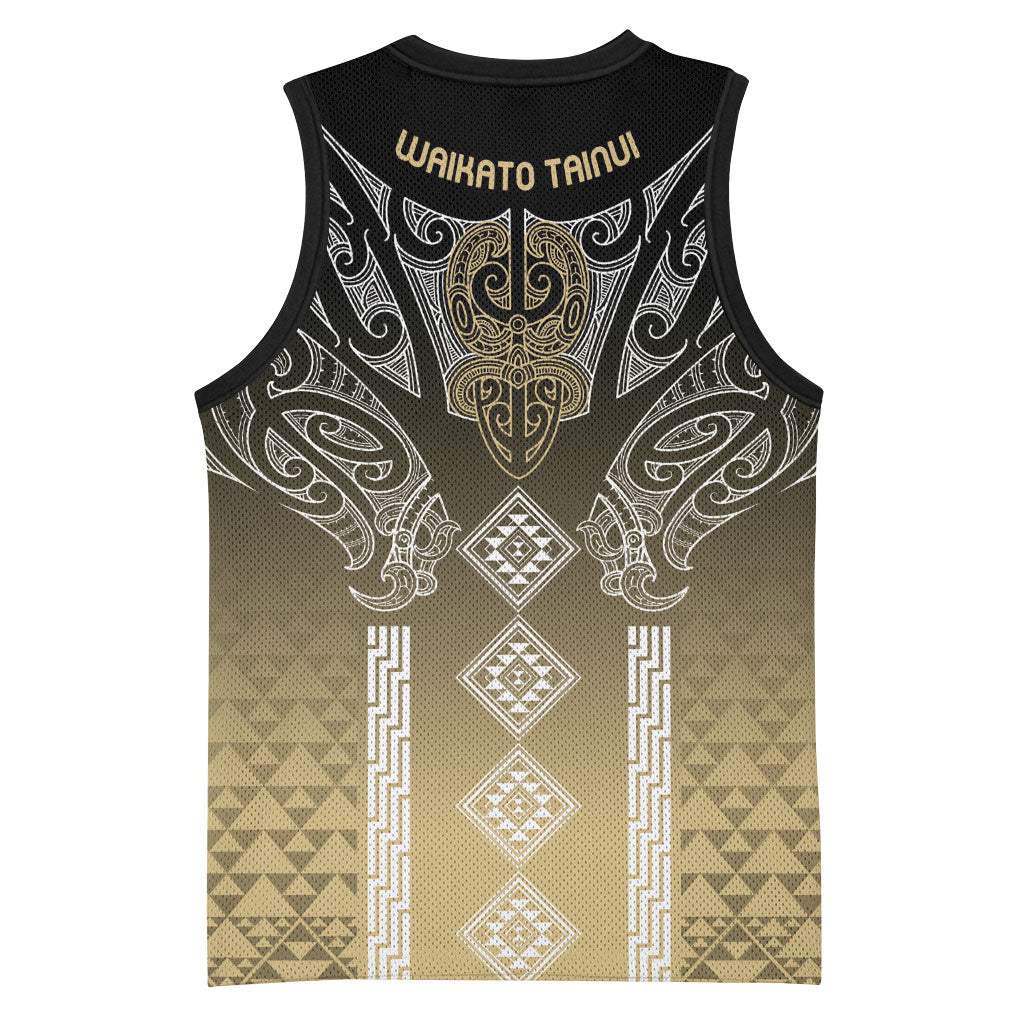 Aotearoa Maori Iwi Heritage Basketball Jersey Waikato Tainui Parauri