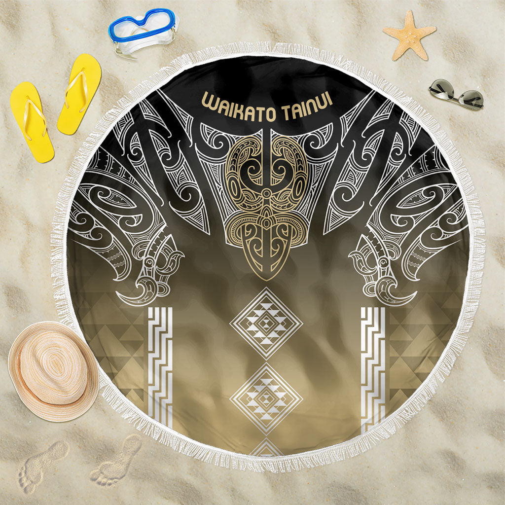Aotearoa Maori Iwi Heritage Beach Blanket Waikato Tainui Parauri