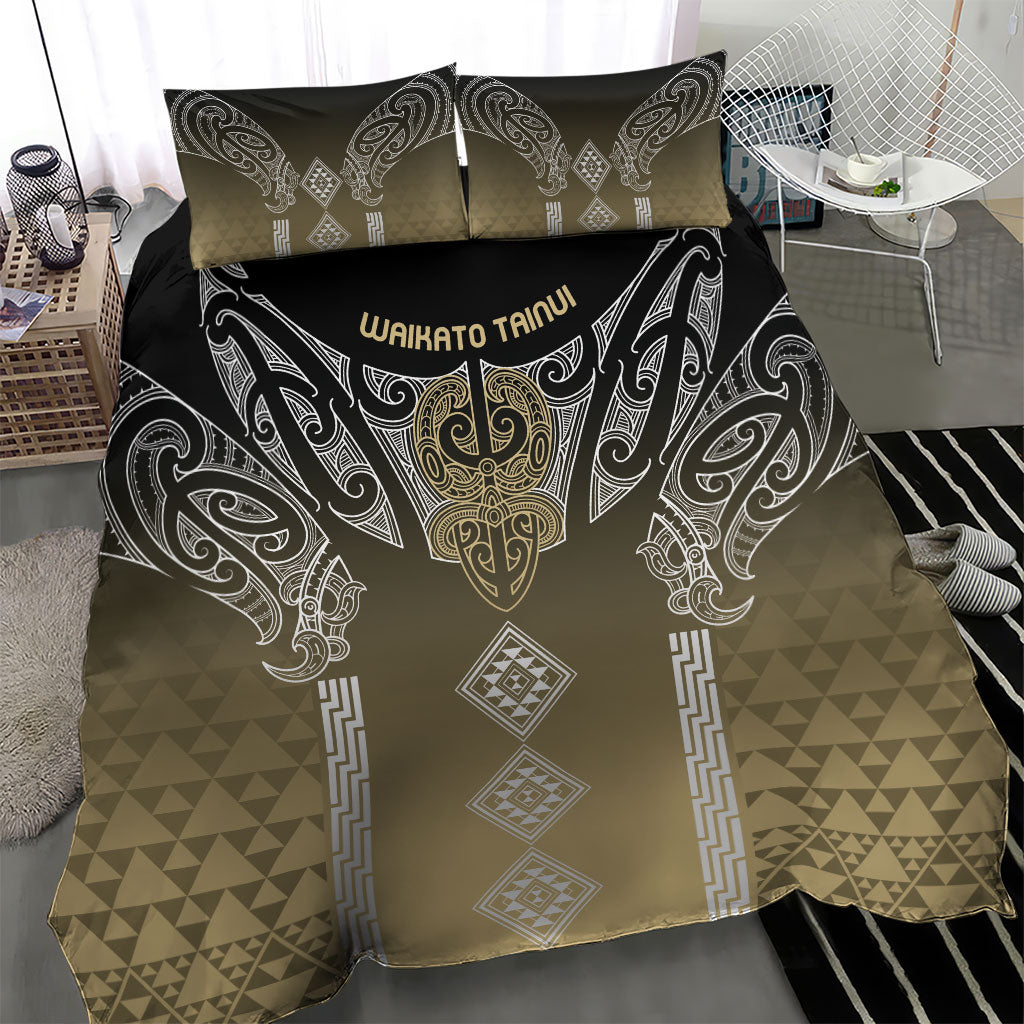 Aotearoa Maori Iwi Heritage Bedding Set Waikato Tainui Parauri