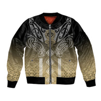 Aotearoa Maori Iwi Heritage Bomber Jacket Waikato Tainui Parauri