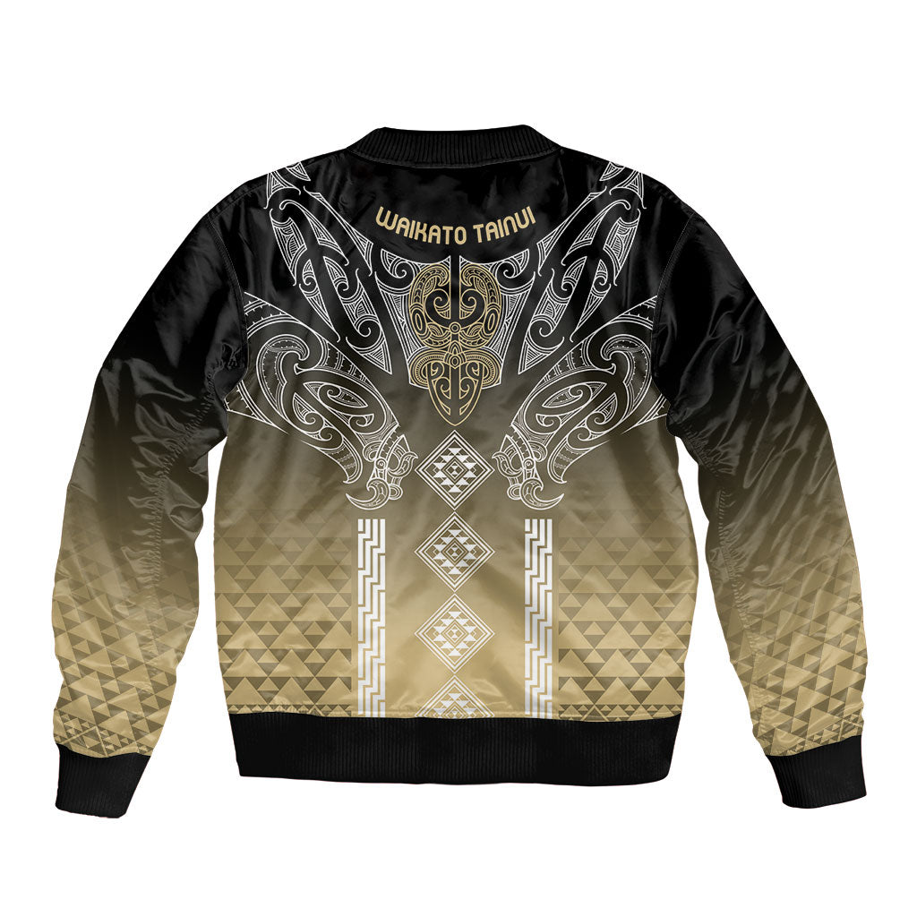 Aotearoa Maori Iwi Heritage Bomber Jacket Waikato Tainui Parauri