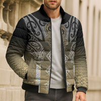 Aotearoa Maori Iwi Heritage Bomber Puffer Jacket Waikato Tainui Parauri
