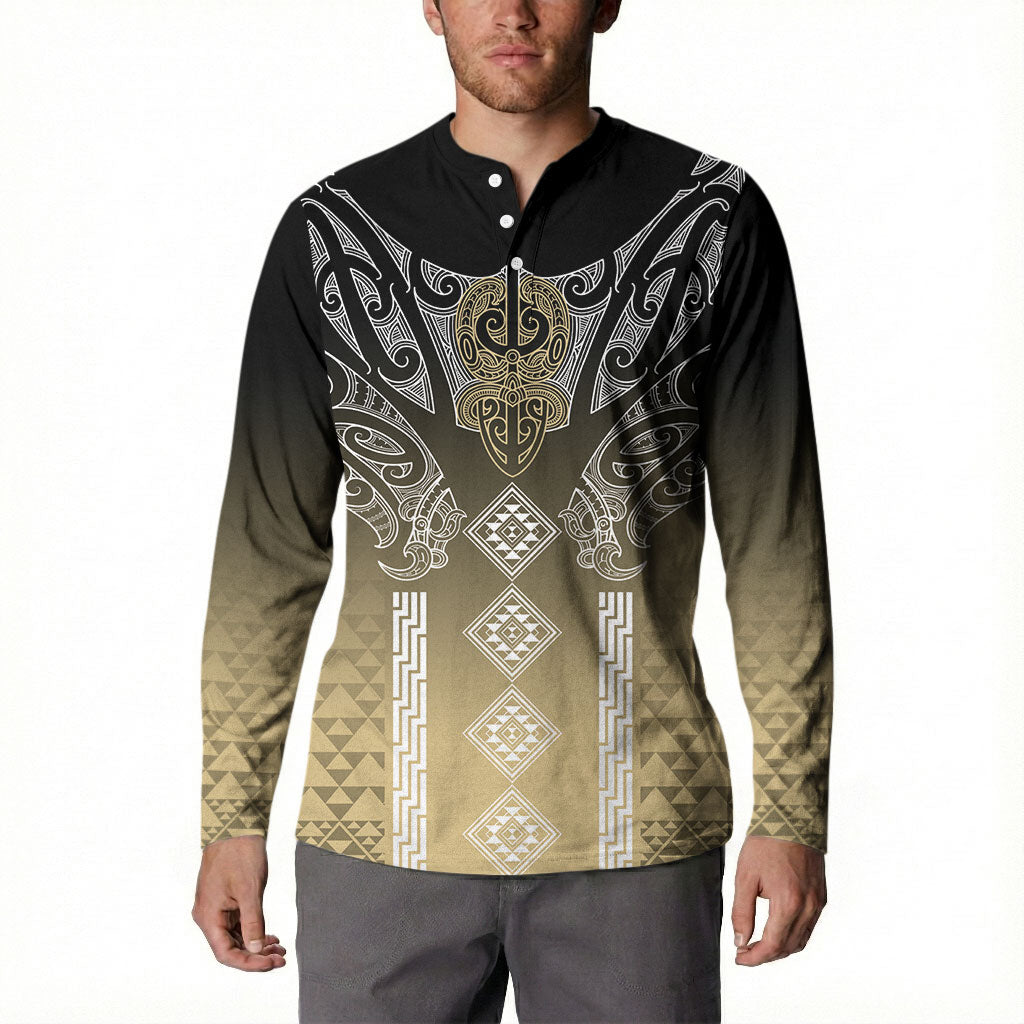 Aotearoa Maori Iwi Heritage Button Sweatshirt Waikato Tainui Parauri