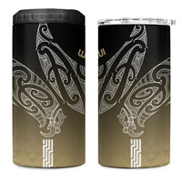 Aotearoa Maori Iwi Heritage 4 in 1 Can Cooler Tumbler Waikato Tainui Parauri
