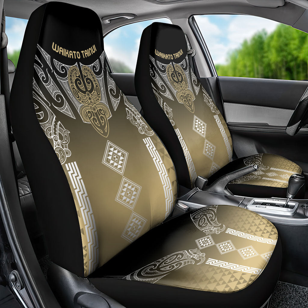 Aotearoa Maori Iwi Heritage Car Seat Cover Waikato Tainui Parauri