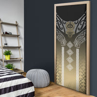 Aotearoa Maori Iwi Heritage Door Cover Waikato Tainui Parauri