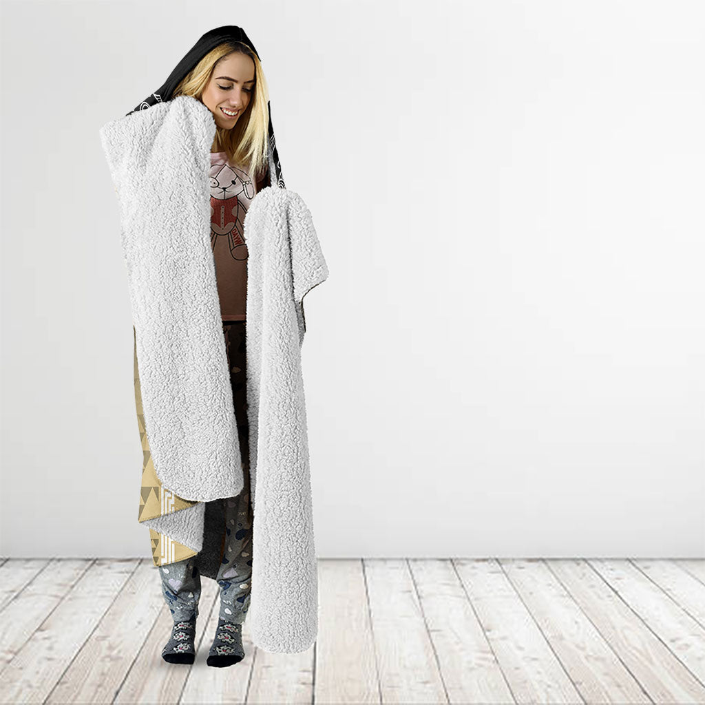 Aotearoa Maori Iwi Heritage Hooded Blanket Waikato Tainui Parauri