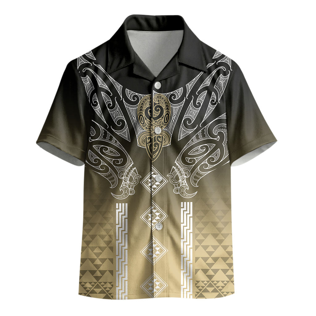 Aotearoa Maori Iwi Heritage Kid Hawaiian Shirt Waikato Tainui Parauri