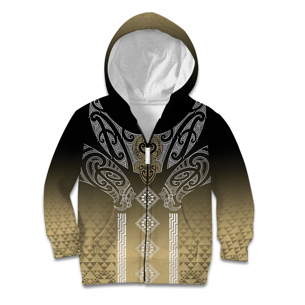 Aotearoa Maori Iwi Heritage Kid Hoodie Waikato Tainui Parauri