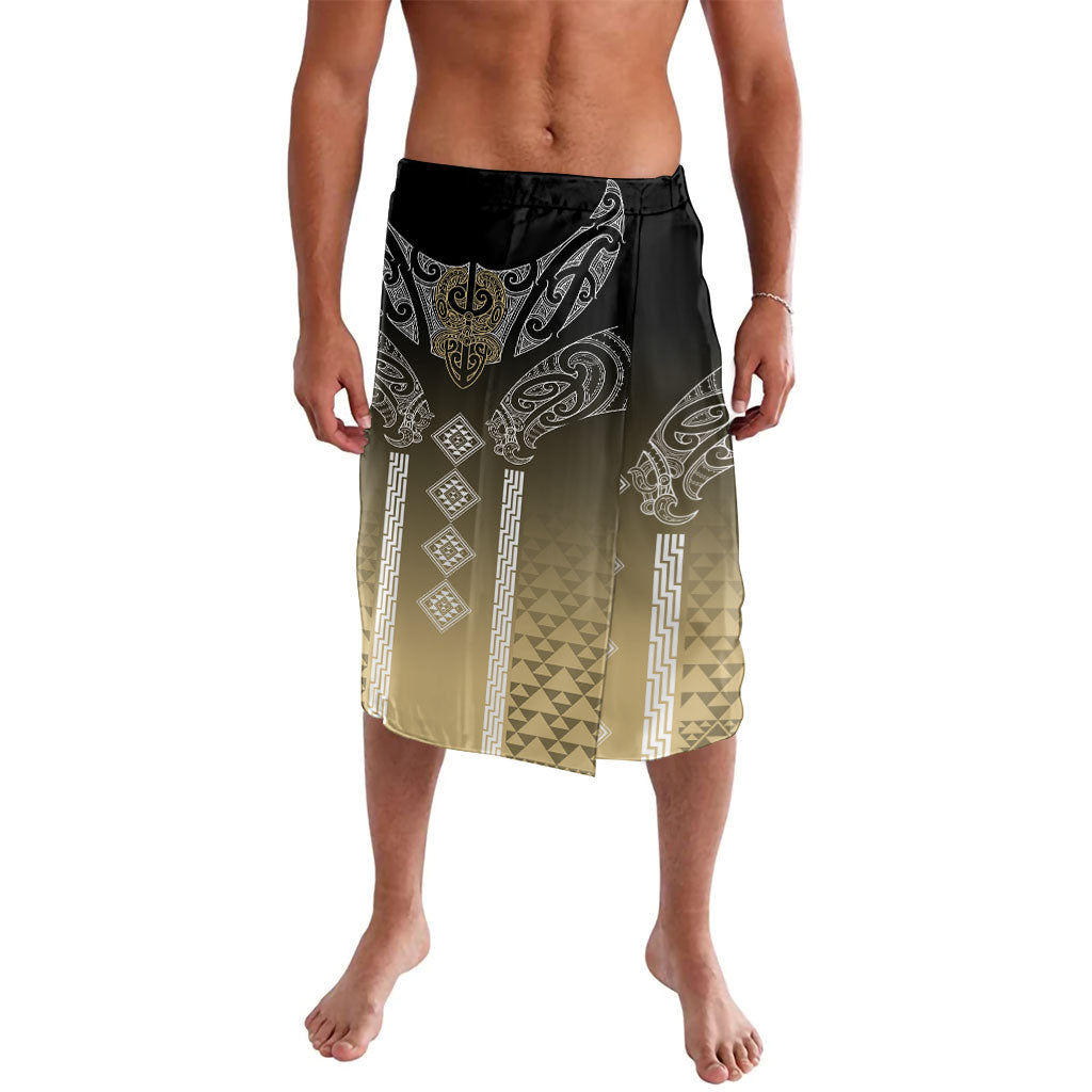 Aotearoa Maori Iwi Heritage Lavalava Waikato Tainui Parauri LT7 Earth Gold - Polynesian Pride