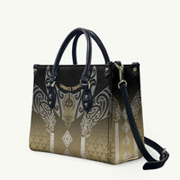 Aotearoa Maori Iwi Heritage Leather Bag Waikato Tainui Parauri
