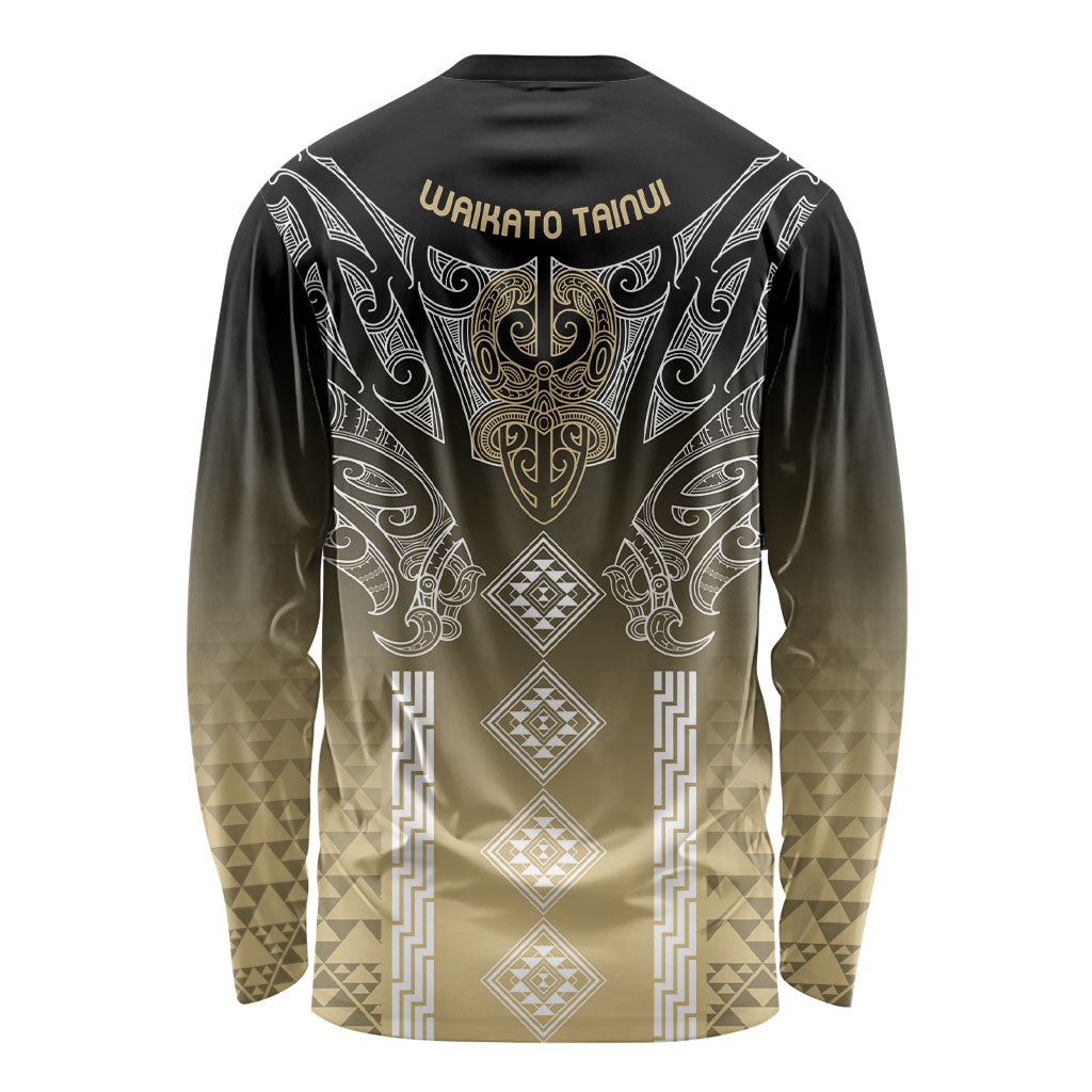 Aotearoa Maori Iwi Heritage Long Sleeve Shirt Waikato Tainui Parauri