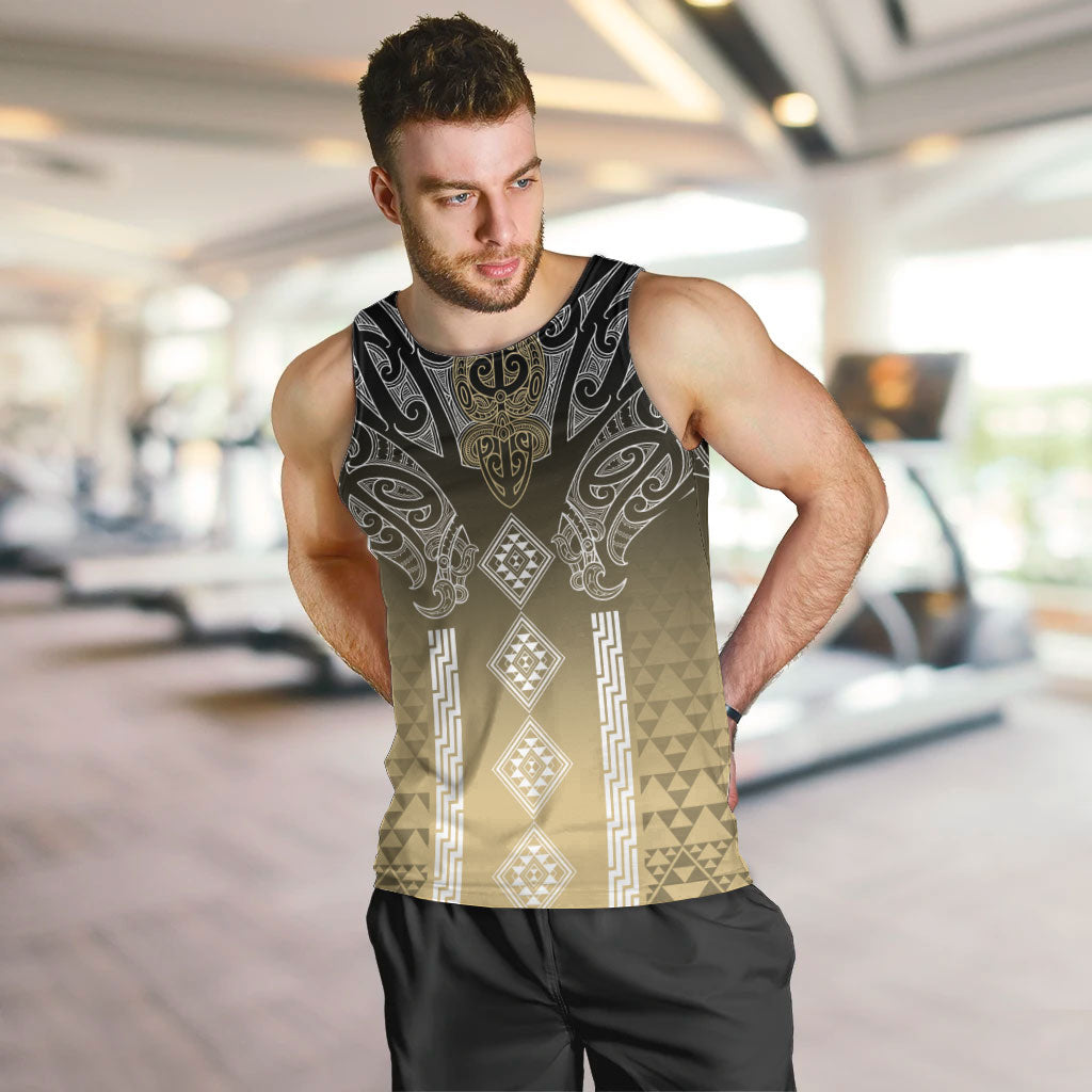 Aotearoa Maori Iwi Heritage Men Tank Top Waikato Tainui Parauri
