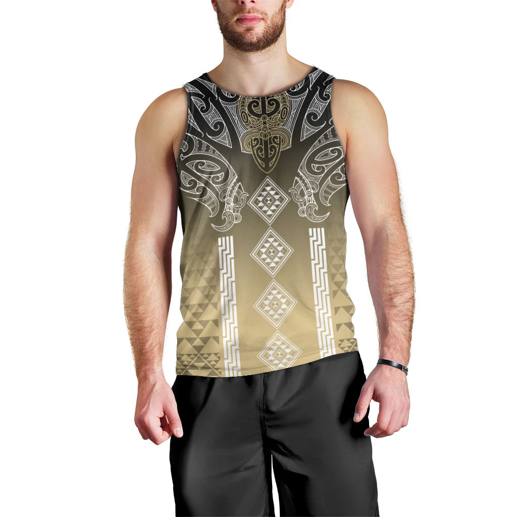 Aotearoa Maori Iwi Heritage Men Tank Top Waikato Tainui Parauri