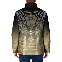 Aotearoa Maori Iwi Heritage Padded Jacket Waikato Tainui Parauri